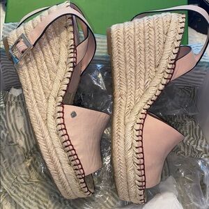 Kate Spade ‘Felipa’ Light Pink Wedge Sandals